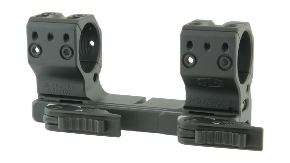 Spuhr 30mm H38mm 6MIL/20.6MOA Quick Detachable Rifle Scope Mount, Black QDP-3602