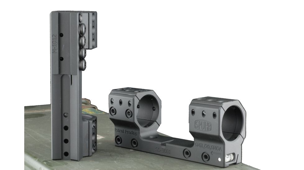 Spuhr 30mm Rifle Scope Mount, Black, Height- 35mm/1.38in 1006938