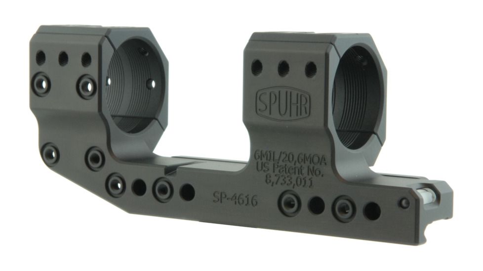 Spuhr 34mm Cantilever Rifle Scope Mount, Black, Height- 38mm/1.5in 1006916