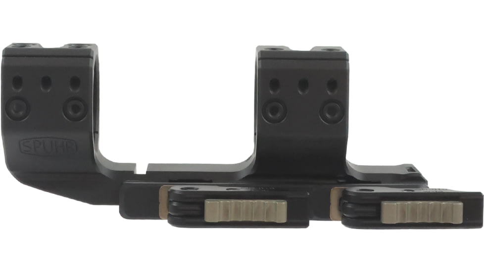 Spuhr 34mm H34mm 0MIL/0MOA Cantilever Quick Detachable Rifle Scope Mount, Black, QDP-4046