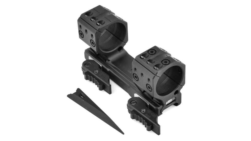 Spuhr 34mm H34mm 0MIL/0MOA Quick Detachable Rifle Scope Mount, Black, QDP-4006