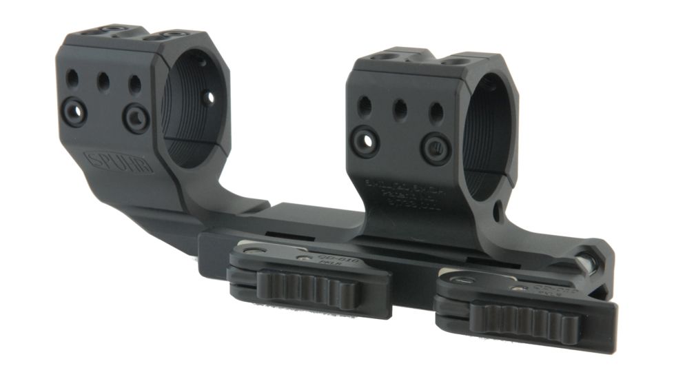 Spuhr 34mm H38mm 6MIL/20.6MOA Quick Detachable Rifle Scope Mount, Black QDP-4616
