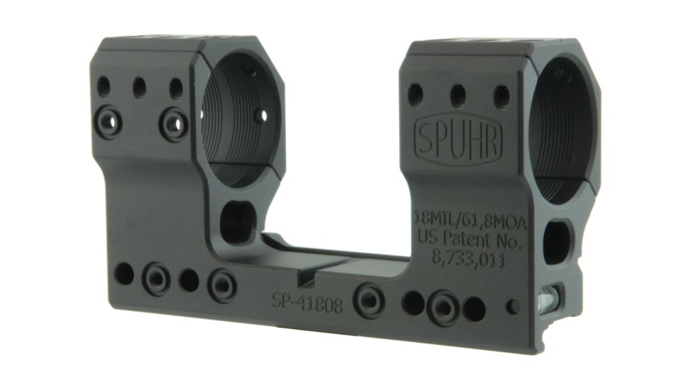 EDEMO Spuhr 34mm H44mm Rifle Scope Mount for Picatinny Rail, Black, SP-41808, EDEMO1