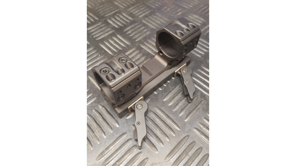Spuhr 34mm QDP Rifle Scope Mount, Black, Height- 38mm/1.5in 1009464