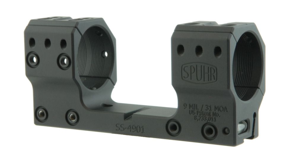 EDEMO Spuhr 34mm Rifle Scope Mount, Black, Height- 35mm/1.38in, SS-4901, EDEMO1