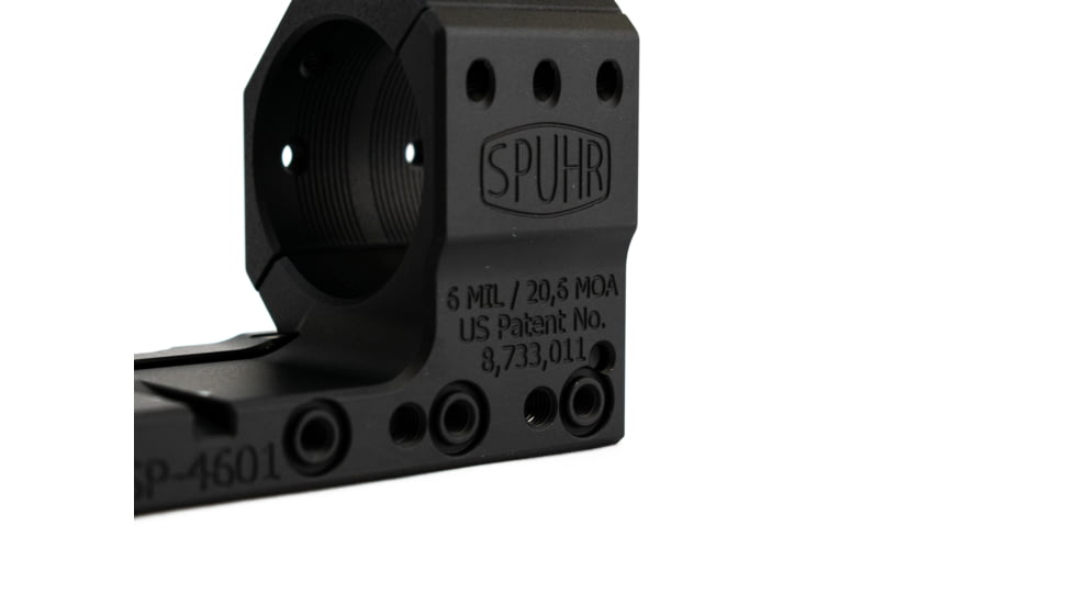 Spuhr 34mm Rifle Scope Mount, Black, Height- 30mm/1.18in, SP-4601