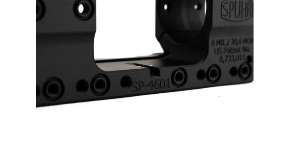 Spuhr 34mm Rifle Scope Mount, Black, Height- 30mm/1.18in, SP-4601