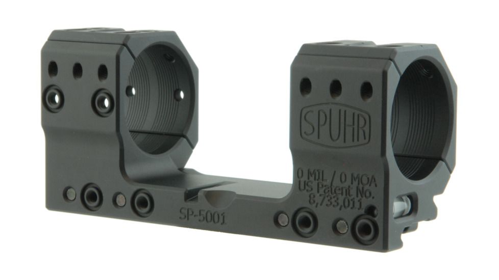 Spuhr 35mm Rifle Scope Mount, Black, Height- 30mm/1.18in 1006924