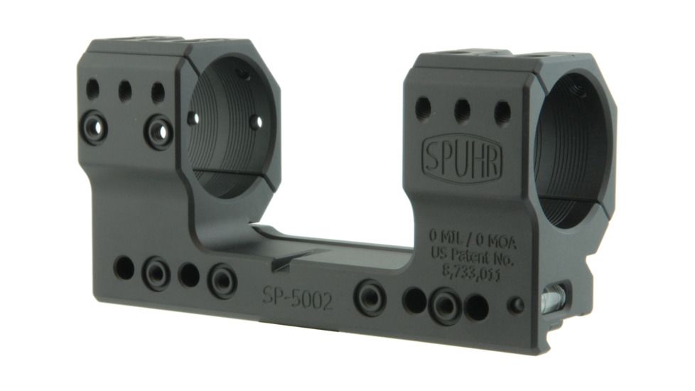 Spuhr 35mm Rifle Scope Mount, Black, Height- 38mm/1.5in 1006925