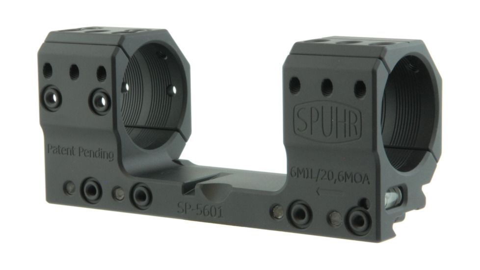 Spuhr 35mm Rifle Scope Mount, Black, Height- 30mm/1.18in 1006929