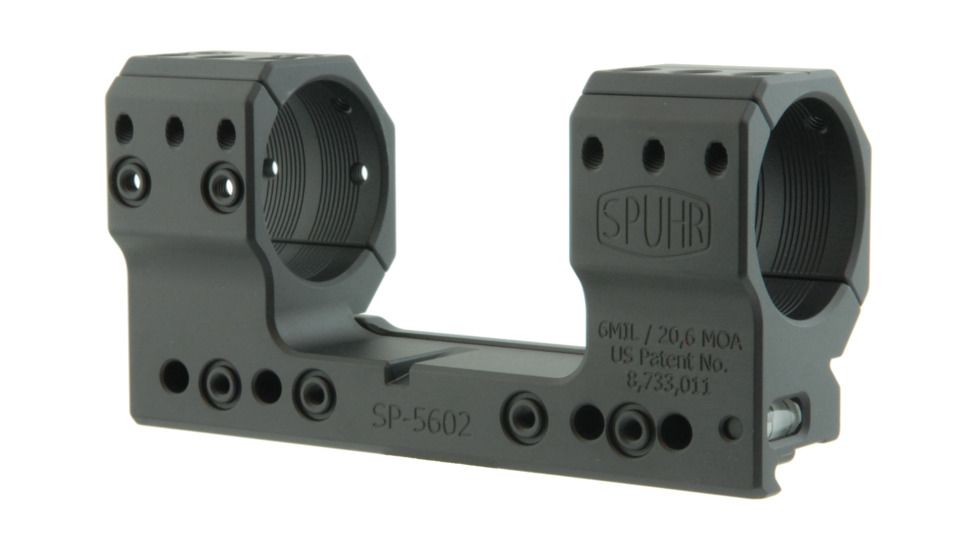 USED Spuhr 35mm Rifle Scope Mount, Black, Height- 38mm/1.5in, SP-5602, EDEMO1, Used, Condition Like New, Inspect and Rebox