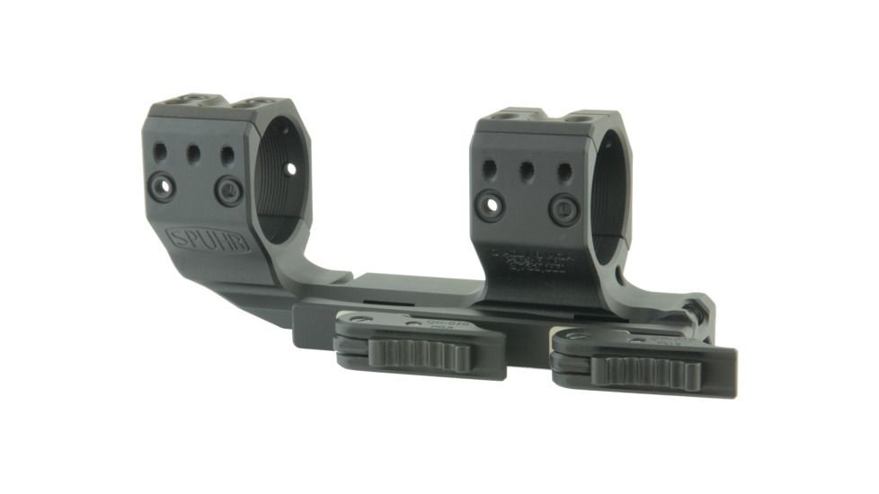Spuhr 36mm H38mm 0MIL/0MOA Cantilever Quick Detachable Rifle Scope Mount, Black, QDP-6016