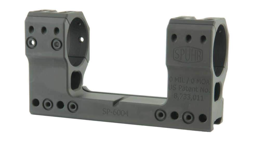 Spuhr 36mm H48mm 0MIL/0MOA  Rifle Scope Mount for Picatinny Rail, Black SP-6004