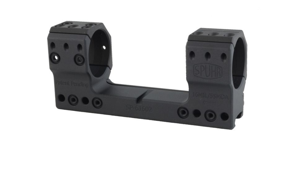 Spuhr 36mm Rifle Scope Mount, Black, Height- 38mm/1.5in 1006934