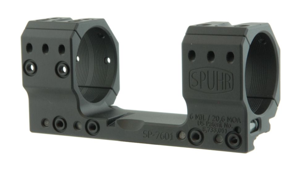 Spuhr 40mm Rifle Scope Mount, Black, Height- 30mm/1.18in 1006935