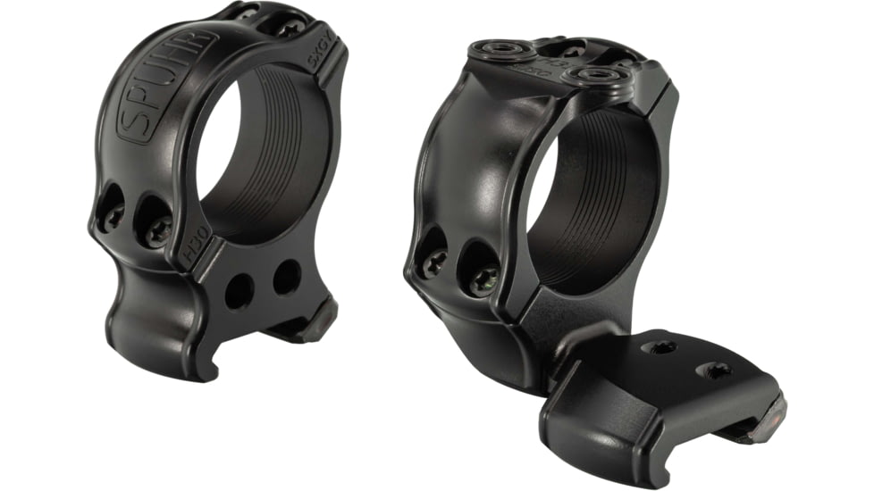 Spuhr Picatinny Cantilever Hunting Rings, 30mm, Black, HPC30-30