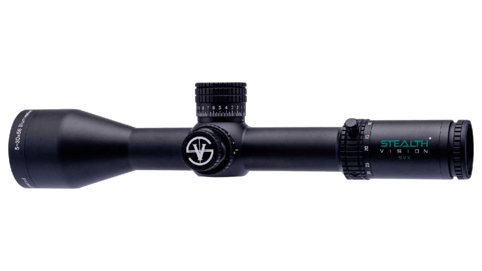 Stealth Vision Extreme SVX 5-30 X 56 Rifle Scope, 34 Tube, First Focal Plane, Black, SV-SVX