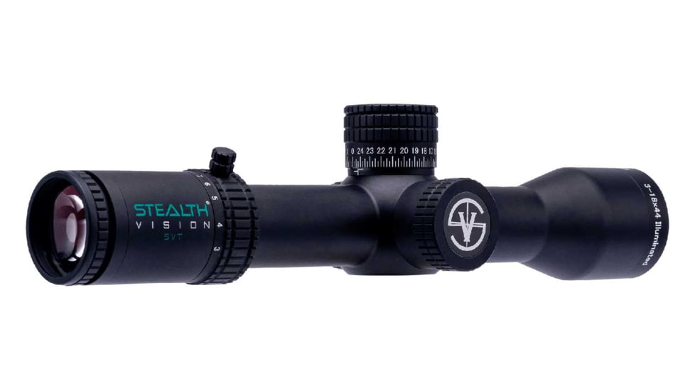 Stealth Vision Tactical SVT 3-18 X 44 Rifle Scope, 34mm Tube, First Focal Plane, Black, SV-SVT