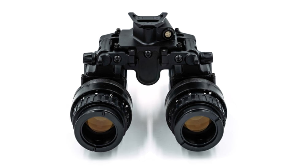 Steele Industries Nighthawk-MG 1x Night Vision Manual Gain with Elbit Milspec White Phosphor Image Intensifiers, Black, NVB-NTMG-EW-BLK