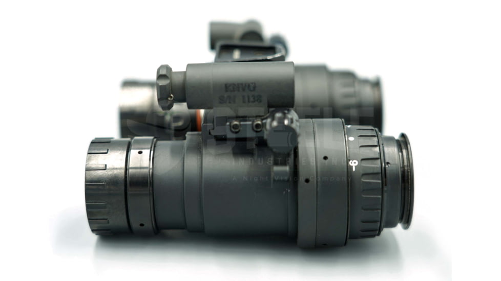 Steele Industries RNVG Ruggedized Night Vision Goggle, LEMO L3 20UA Unfilmed White Phosphor, Anodized Matte Black, RNVG-B-123-AP-L3-20UA-WP