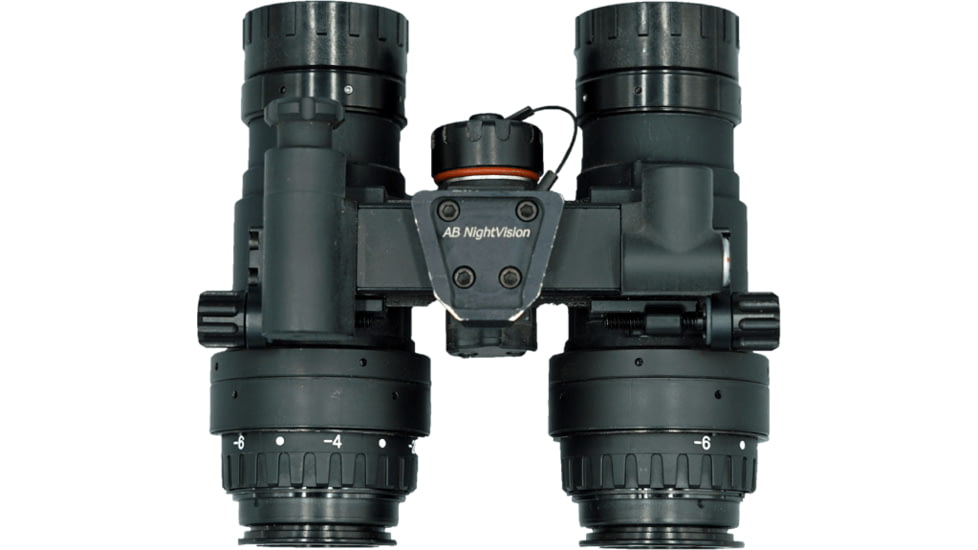 Steele Industries RNVG Ruggedized Night Vision Goggle, LEMO L3 20UA Unfilmed White Phosphor, Anodized Matte Black, RNVG-B-123-AP-L3-20UA-WP