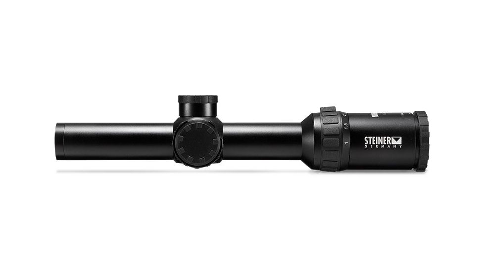 Steiner 1-5x24mm 4A-i Nighthunter Xtreme Rifle Scope, 30mm, Matte Black 6124