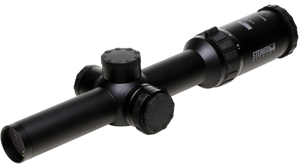 Steiner 1-5x24mm Nighthunter Xtreme Rifle Scope, 30mm, Matte Black 6124