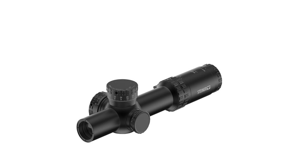 Steiner M8Xi Rifle Scope, 1-8x24mm, 34mm Tube, First Focal Plane, DMR8I Reticle, Matte, Black, 8723-IFS