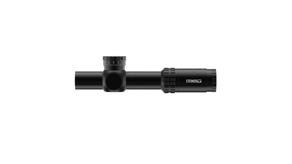 Steiner M8Xi Rifle Scope, 1-8x24mm, 34mm Tube, First Focal Plane, DMR8I Reticle, Matte, Black, 8723-IFS