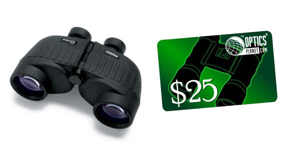 Steiner 10x50mm Police Binocular and FREE 25 OpticsPlanet Gift Certificate