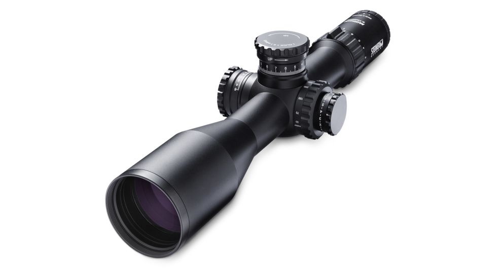 Steiner M5Xi Military 3-15x50 mm Rifle Scope, 34 mm Tube, First Focal Plane, Black, Matte, Red MSR2 Reticle, Mil Rad Adjustment, 8707-MSR2
