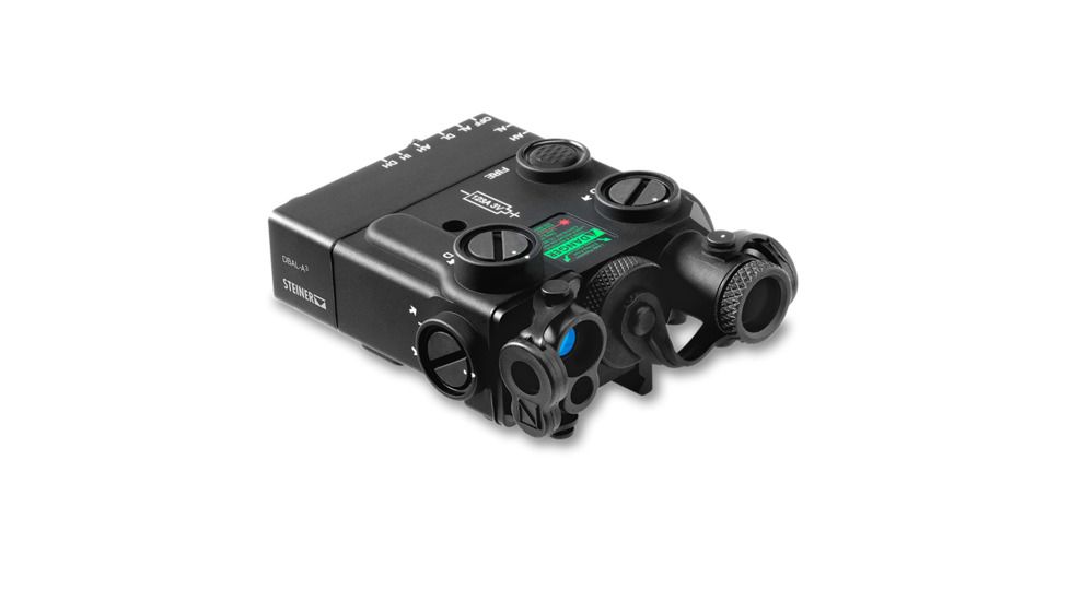 Steiner DBAL-A3 Green Visable Laser Sight w/IR Pointer and IR Illuminator, Black, 10010