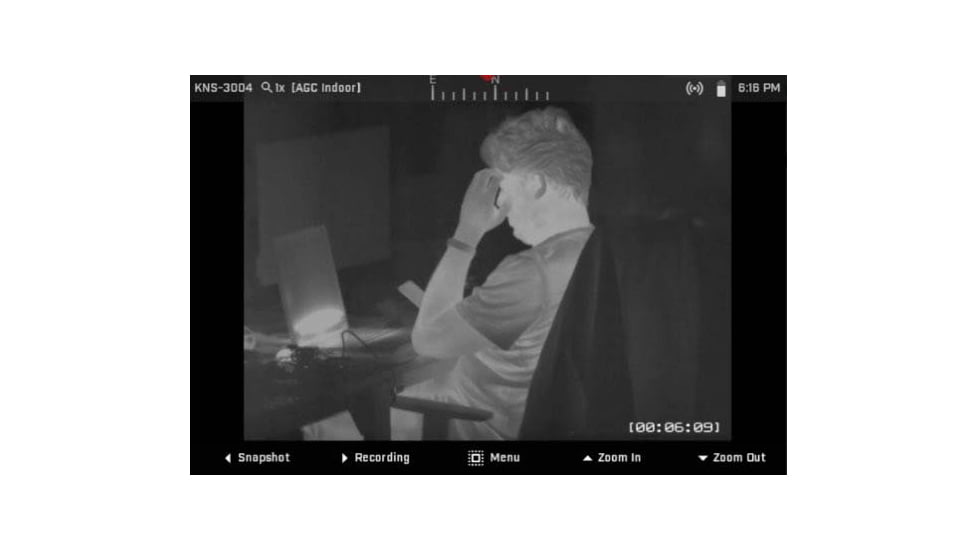 Steiner Cinder 3x Thermal Optic with mount, Black, 9501