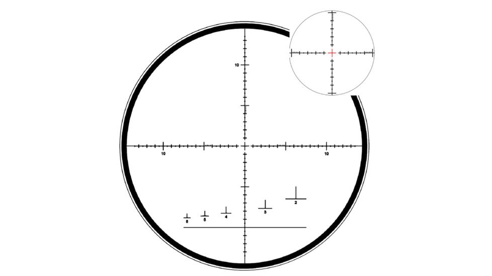 Steiner M8Xi 1-8x24 mm Rifle Scope, 34 mm Tube, Second Focal Plane, Black, Matte, Red DMR8I Reticle, Mil Rad Adjustment, 8723