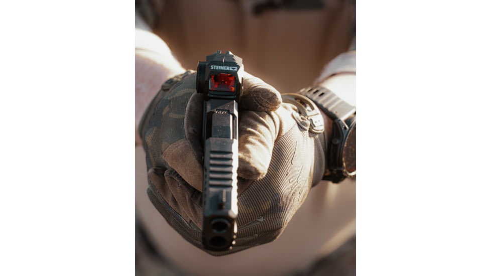 Steiner MPSc Reflex Red Dot Sight, 1x21-19mm, 2MOA Reticle, Black, 8700000039