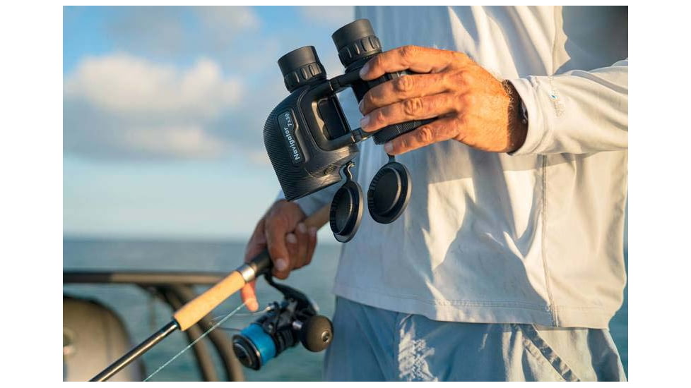 Steiner Navigator 7x50mm Floating Prism System Binoculars w/Compass, Rubber, Navy Blue, 2343