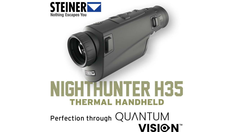 Steiner Nighthunter H35 Gen II 1-8x Thermal Imaging Rifle Scope, Black, 9524