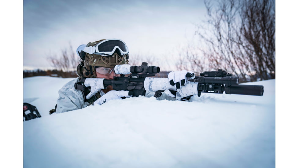 Steiner P4Xi Rifle Scope, 1-4x24mm, 30mm Tube, Second Focal Plane, P3TR Reticle, Matte, Black, 5202