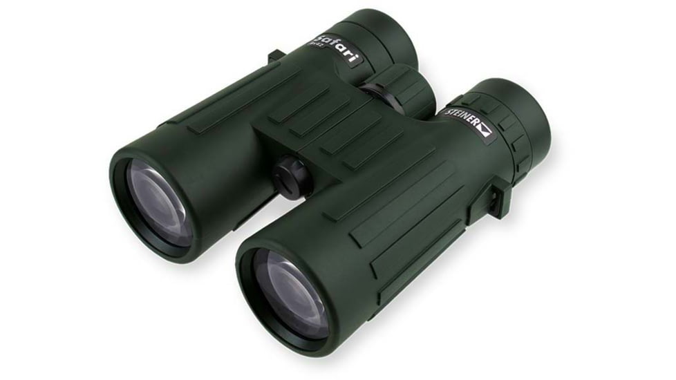 Steiner Safari 8x42mm Roof Prism Binoculars, NBR Long Life Rubber Armoring, Green, 2041
