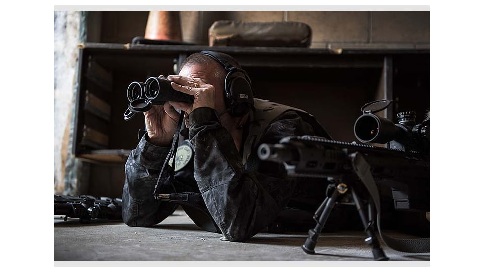 Steiner T1042 10x42mm Roof Prism Tactical Binoculars, NBR Long Life Rubber Armoring, Charcoal, 2005