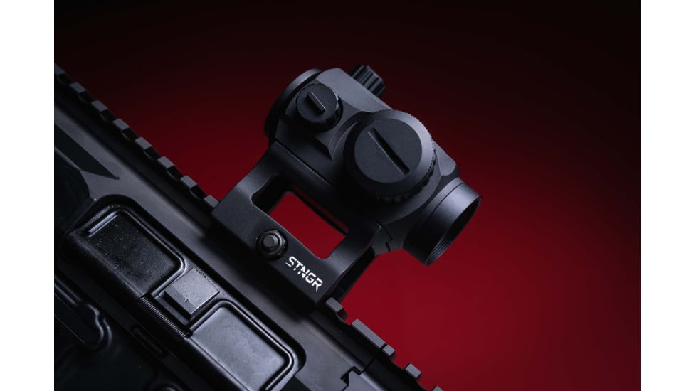 STNGR Axiom II Red Dot Sight, 2 MOA Red Dot Reticle w/ QD Mount Bundle, Black, UI-BNH0-JFHR