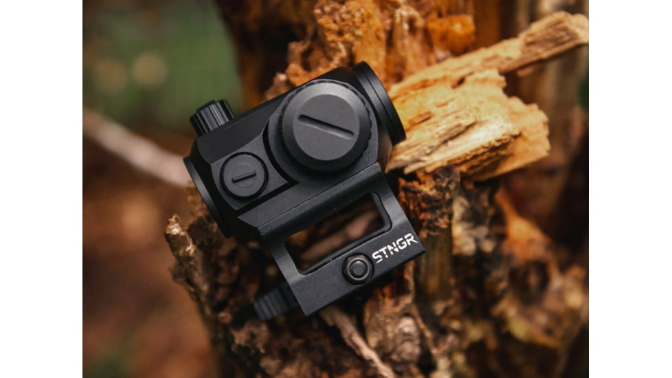 STNGR Axiom II Red Dot Sight, 2 MOA Red Dot Reticle w/ QD Mount Bundle, Black, UI-BNH0-JFHR