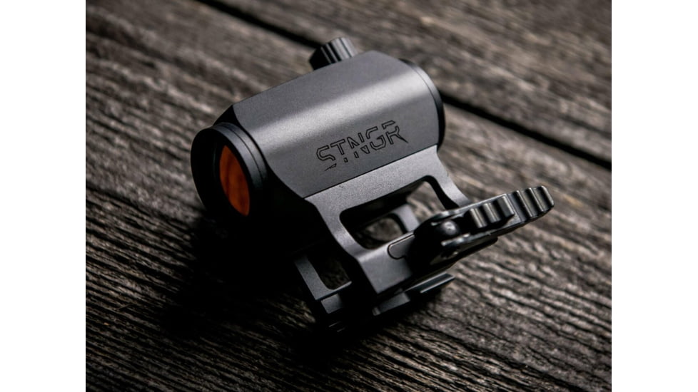 STNGR Axiom II Red Dot Sight, 2 MOA Red Dot Reticle w/ QD Mount Bundle, Black, UI-BNH0-JFHR