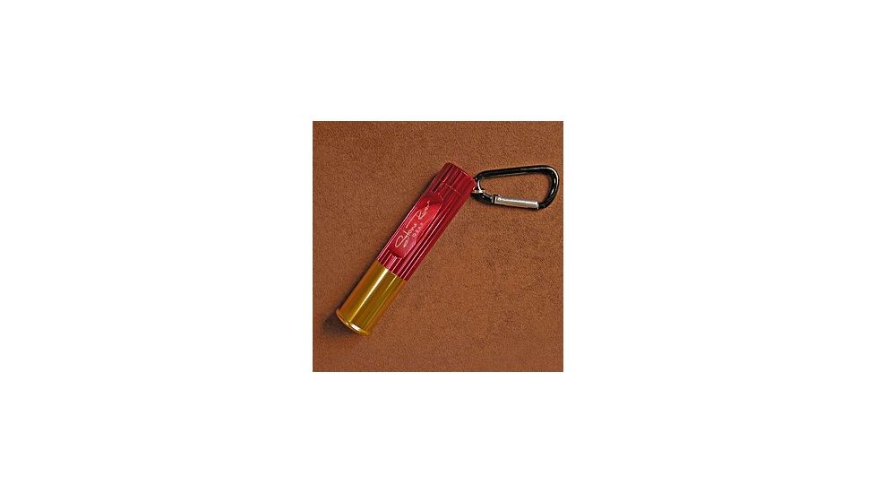 Stone River Gear Shotgun Style Flashlight with Carabiner Inc One AA Duracell Battery, Red-Brass, 3.75 SRG1SGS