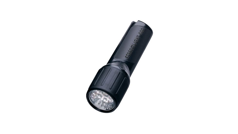 Streamlight 4AA Propolymer LED Flashlight, White LEDs, w/Batteries, Black, Blister, Pack, 68302