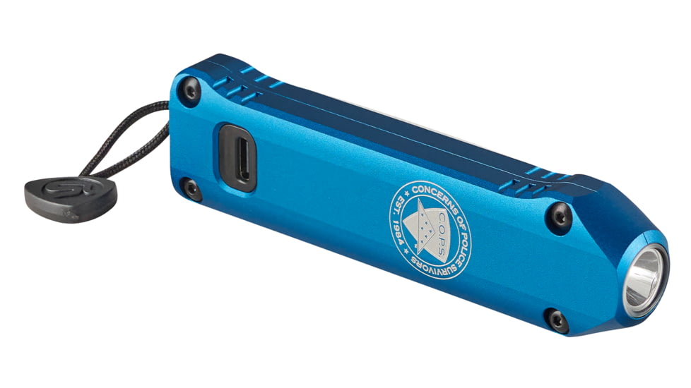 Streamlight C.O.P.S. Wedge XT Everyday Carry Lithium Polymer Cell 500 Lumens LED Flashlight, Blue, 88825
