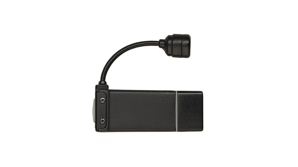 Streamlight ClipMate USB Rechargeable Clip-On Light, Black with White and Red LEDs, Light Only 61125