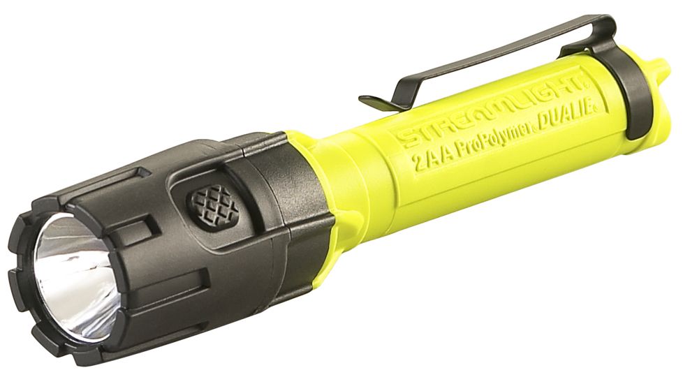 Streamlight Dualie 2AA Multifunction Flaslight, Clam, 115 to 175 Lumens, Yellow, 67750