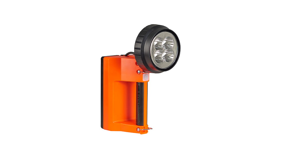 Streamlight E-Spot FireBox 1,500 Lumen Rechargeable Lantern with Blue Taillight LEDs, without Charger, Orange, 45882