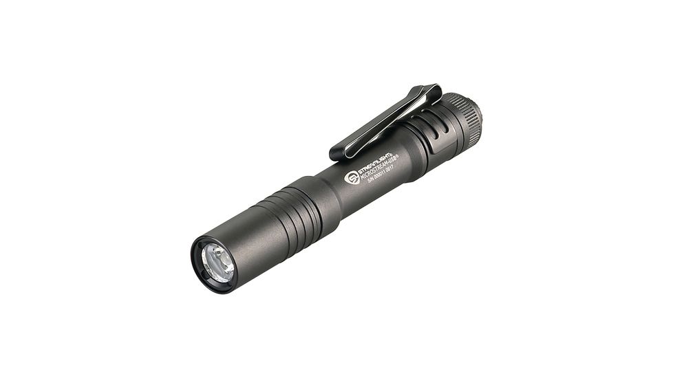 Streamlight MicroStream Ultra-Compact USB Rechargeable Personal Light, 250/50 Lumens w/ 5in USB Cord and Lanyard, Black, Box, 66604